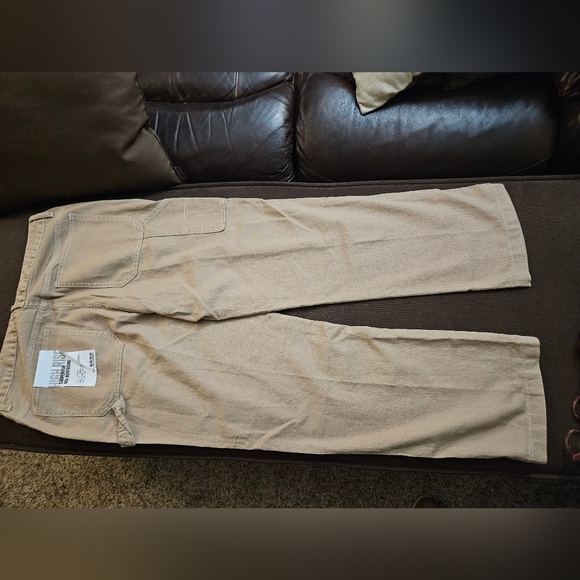 High Rise Carpenter 90s Boyfriend Jeans with buttons - Picture 10 of 14